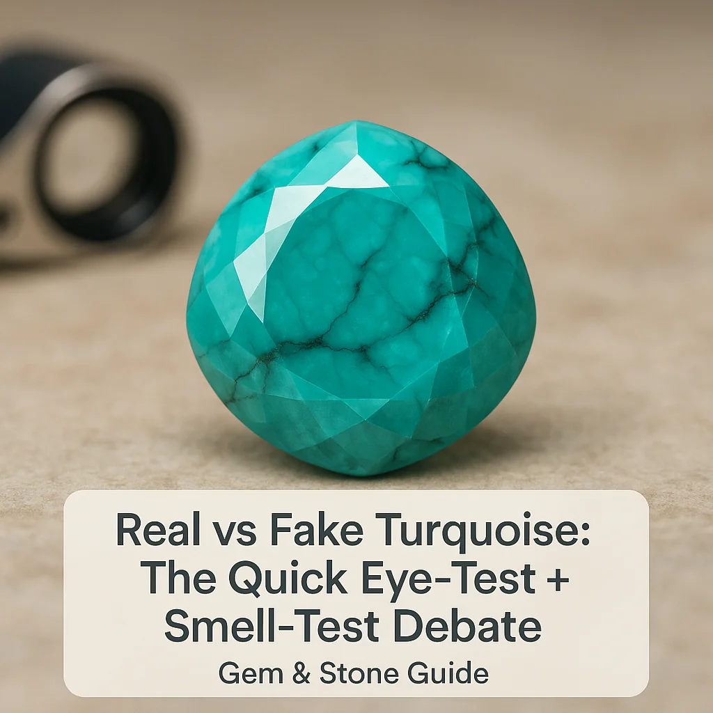Real vs Fake Turquoise: The Quick Eye-Test + Smell-Test Debate