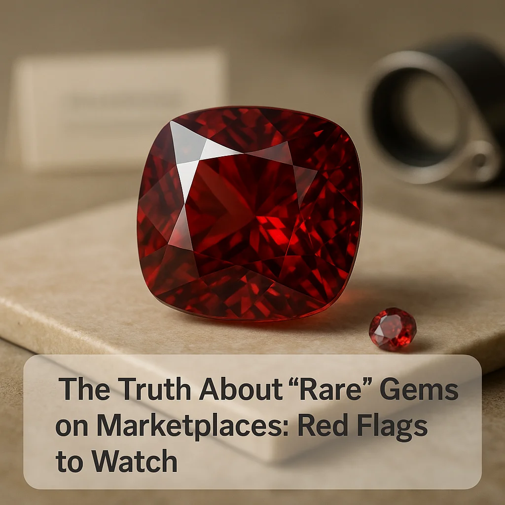 The Truth About “Rare” Gems on Marketplaces: Red Flags to Watch