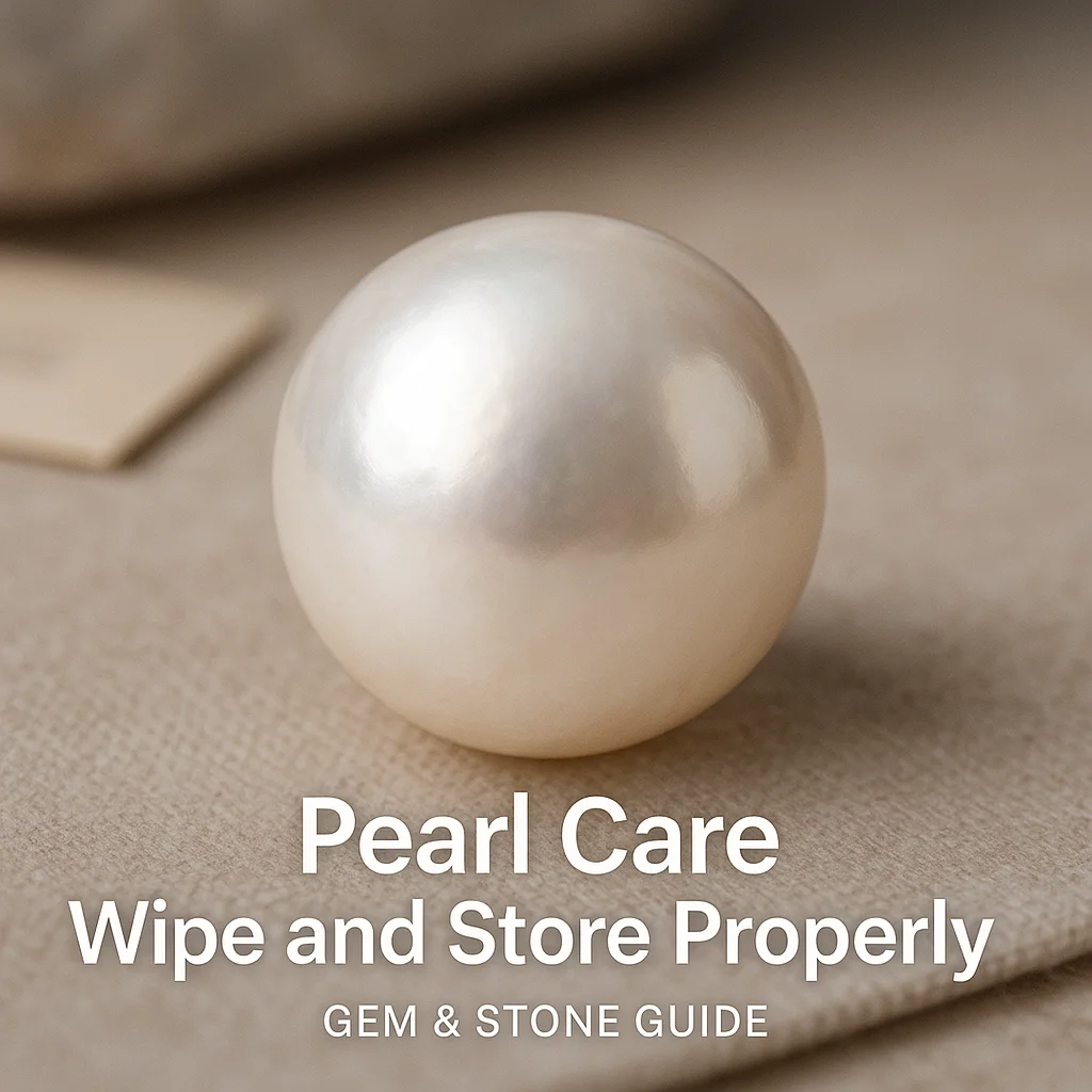 Pearl Care Wipe and Store Properly