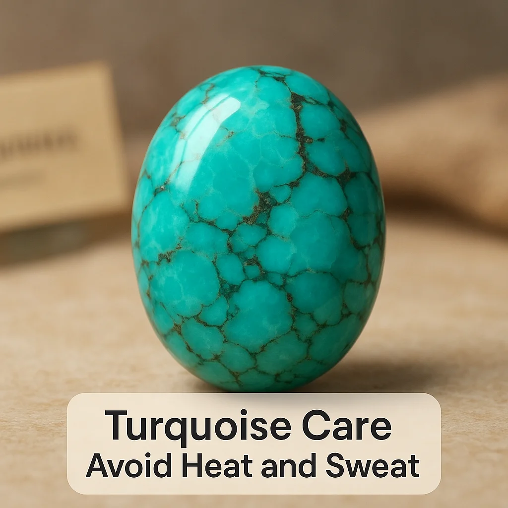 Turquoise Care Avoid Heat and Sweat