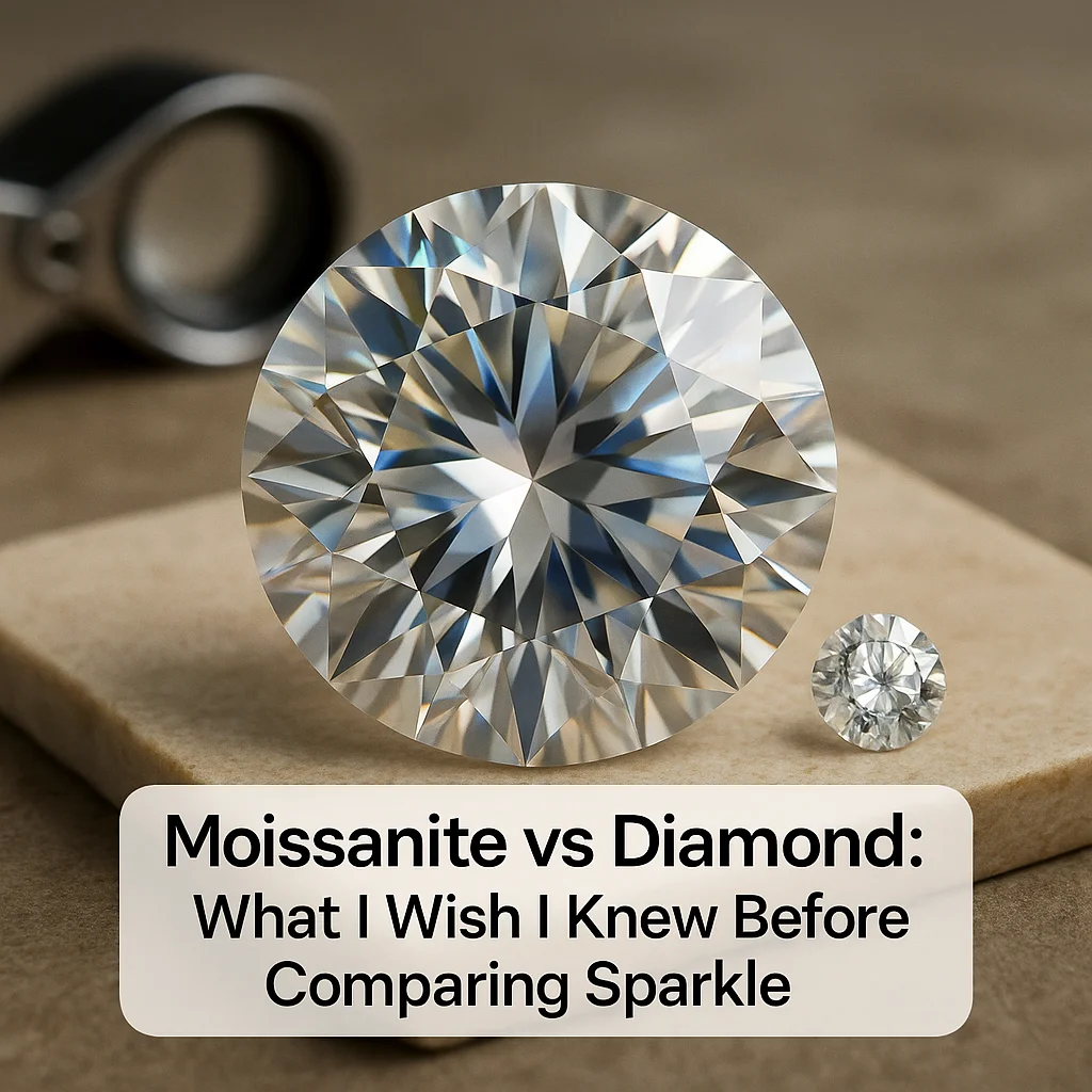 Moissanite vs Diamond: What I Wish I Knew Before Comparing Sparkle