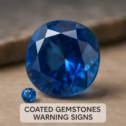 Coated Gemstones Warning Signs