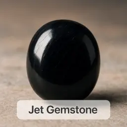Jet Gemstone
